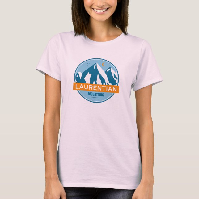 Laurentian Mountains Quebec Kanada T-Shirt (Vorderseite)