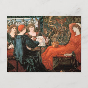 Laus Veneris von Sir Edward Burne-Jones Postcard Postkarte