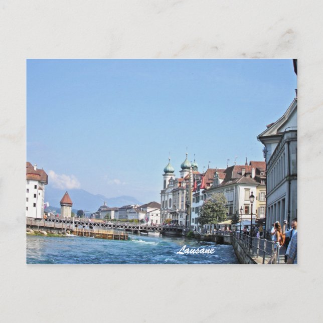 Lausane Postkarte (Vorderseite)