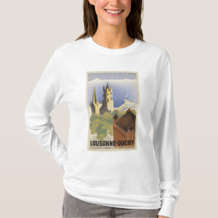 Lausanne Ouchy die Schweiz Vintages Europa T-Shirt