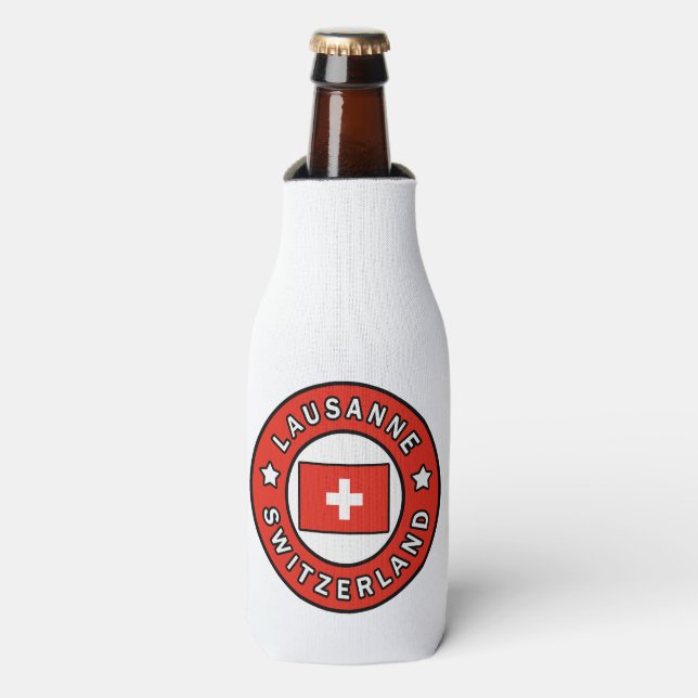Lausanne Schweiz Flaschenkühler (Flaschenvorderseite)