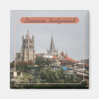 Lausanne Schweiz Foto Souvenir Magnet