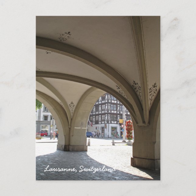 Lausanne, Schweiz Postkarte (Vorderseite)