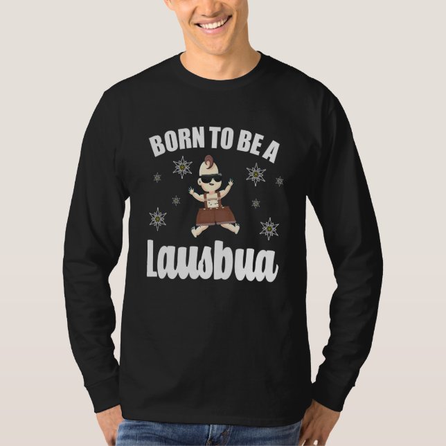 Lausbua Bavarian Boarisch Bayern Dialect T-Shirt (Vorderseite)