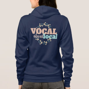 Laut für lokale Blumen Hoodie