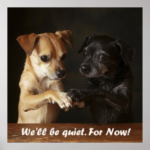 Laut Hunde Poster