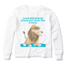 Laut und stolz, von der Menge abheben