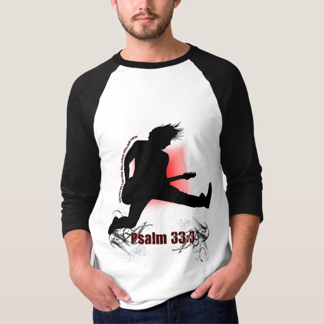 Laute Geräusch-Psalm-33:3 T-Shirt (Vorderseite)