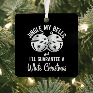 Läute meine Glocken und ich garantiere ein weißes Ornament Aus Metall