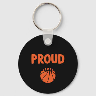Laute und stolze Basketball-Mama - Funny Quotes Schlüsselanhänger