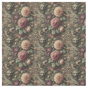 Lauter als Blooms - gotisch dichte Tile Stoff