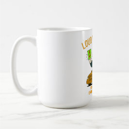 Lauter Budgetierungskatze — Finanzielle Lautstärke Kaffeetasse