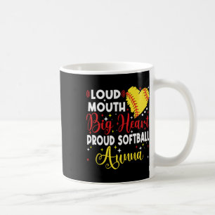 Lauter Mund Großes Herz Stolz Softll Aunna Muttert Kaffeetasse