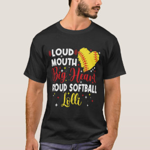 Lauter Mund Großes Herz Stolz Softll Lolli Muttert T-Shirt