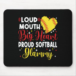 Lauter Mund Großes Herz Stolze Softll Glamouröse M Mousepad