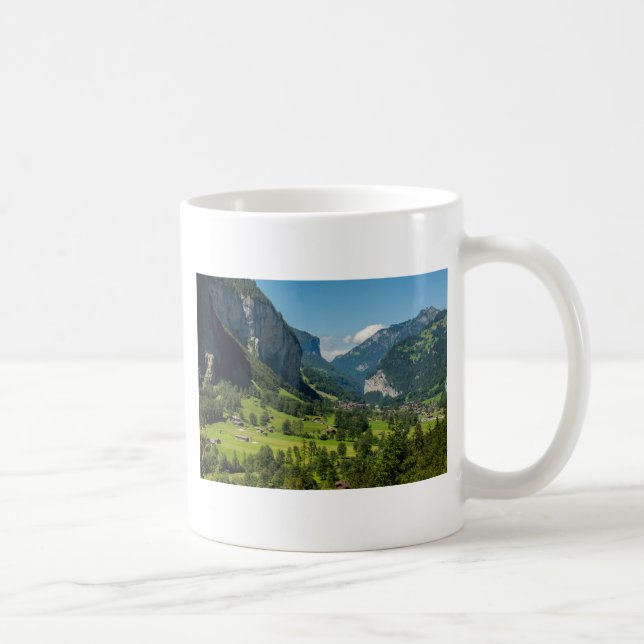 Lauterbrunnen - Bernese Alpen - die Schweiz Kaffeetasse (Rechts)