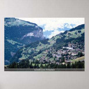 Lauterbrunnen, die Schweiz Poster
