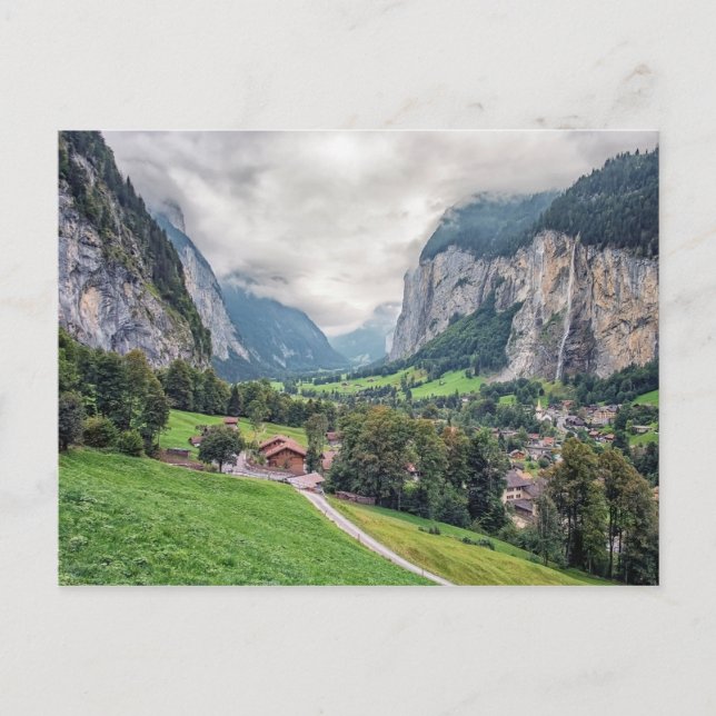 Lauterbrunnen Postkarte (Vorderseite)