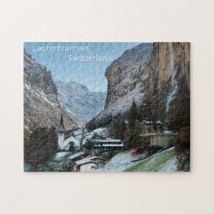 Lauterbrunnen Puzzlespiel mit Geschenkboxen Puzzle