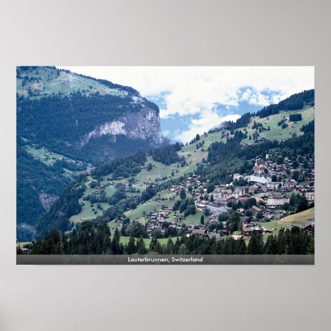 Lauterbrunnen, Schweiz Poster (Vorne)