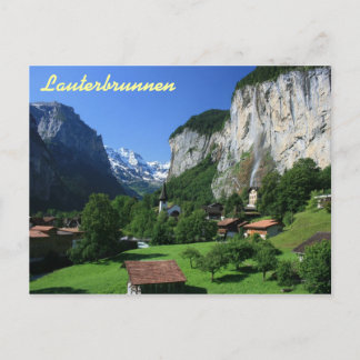 Lauterbrunnen, Schweiz Postkarte