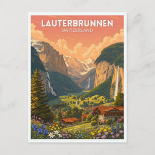 Lauterbrunnen Schweiz Postkarte