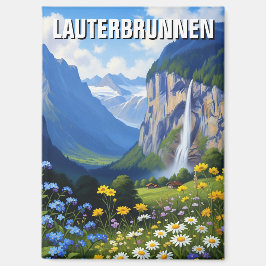 Lauterbrunnen Schweiz Reise Magnet