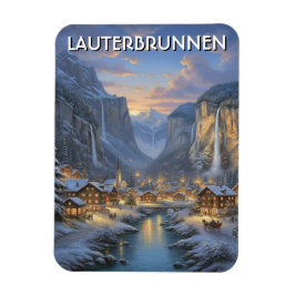 Lauterbrunnen Schweiz Reise Magnet