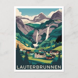Lauterbrunnen Schweiz Reisen Postkarte