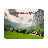 Lauterbrunnen Schweiz stilisiert