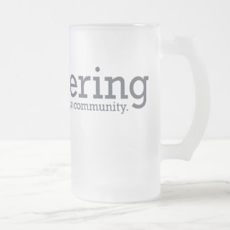 Lautering Glas Stein Mattglas Bierglas