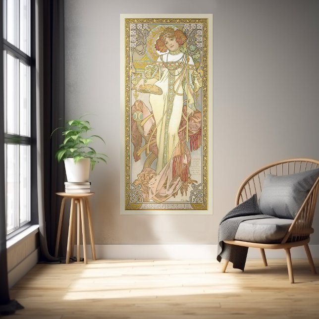 L'Automne Season Art Nouveau Alphonse Mucha Poster (Von Creator hochgeladen)