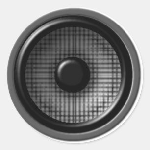 Lautsprecher-Aufkleber Runder Aufkleber