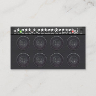 Lautsprecher für Audioingenieurverstärker Visitenkarte
