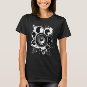 Lautsprecher Gebäude Electronics Sound Frequency S T-Shirt