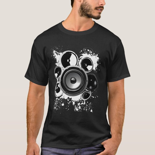 Lautsprecher Gebäude Electronics Sound Frequency S T-Shirt (Vorderseite)