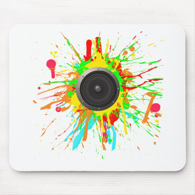 Lautsprecher-Kegel Mousepad (Vorne)