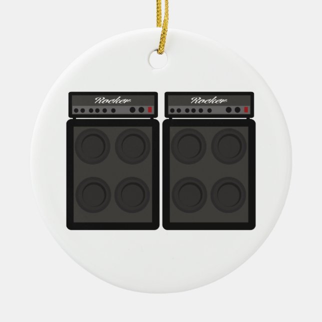 Lautsprecher Keramik Ornament (Vorne)