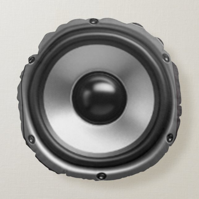 Lautsprecher-Kissen Rundes Kissen (Vorderseite)