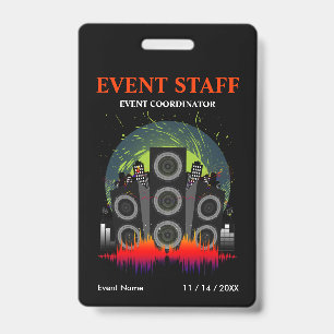 Lautsprecher-Koordinator für das Blast Event Ausweis