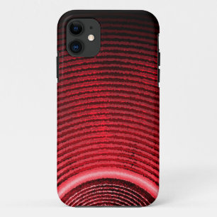 Lautsprecher mit Roter Musik und Schallwellen Case-Mate iPhone Hülle