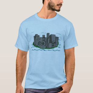 Lautsprecher-Stadt T-Shirt