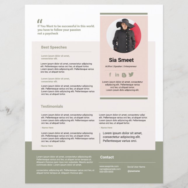 Lautsprecher-Vorlage für ein Blatt (Vorderseite)