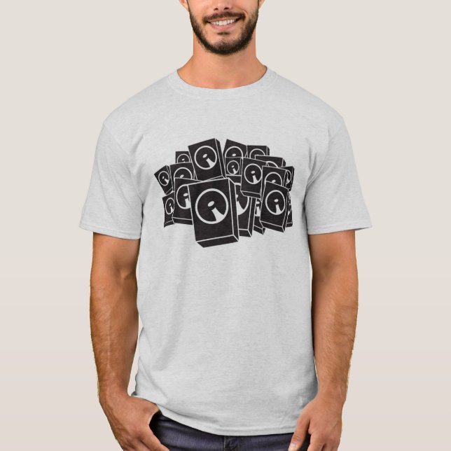 Lautsprecher-Wand T-Shirt (Vorderseite)