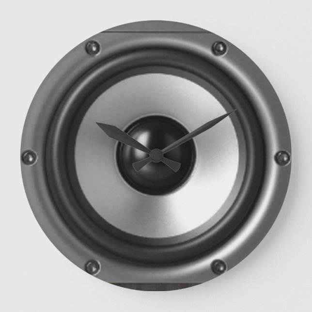 Lautsprecher - Wand-Uhr Große Wanduhr (Vorderseite)