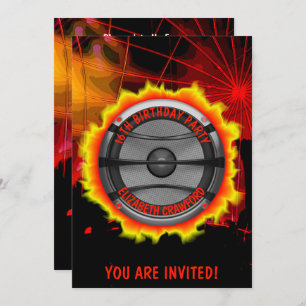 Lautsprecher zum Geburtstag oder irgendeine Party  Einladung