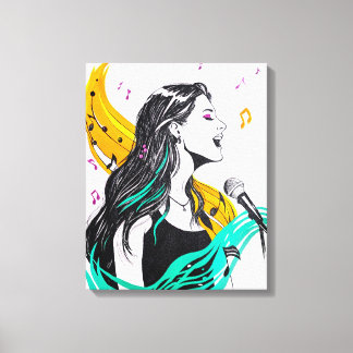 Lautstärke24 Leinwanddruck