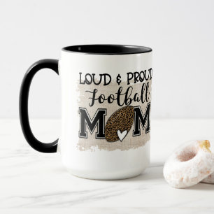 Lautstarke und stolze Fußballmutter Tasse