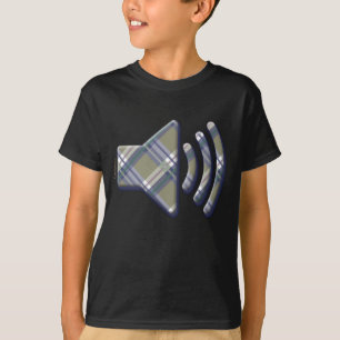 Lautstärkebild in Plaiden, Karos, Tartans T-Shirt