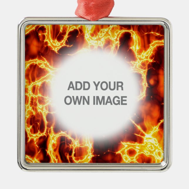 Lava 1 Ornament Aus Metall (Vorne)